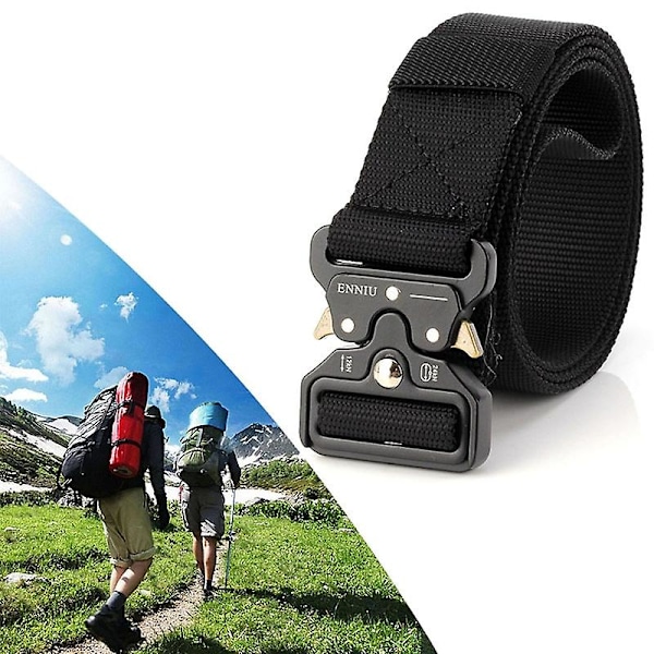 YKK 3.8cm Wide Snake Buckle Outdoor Casual Nylon Belt  (FMY)