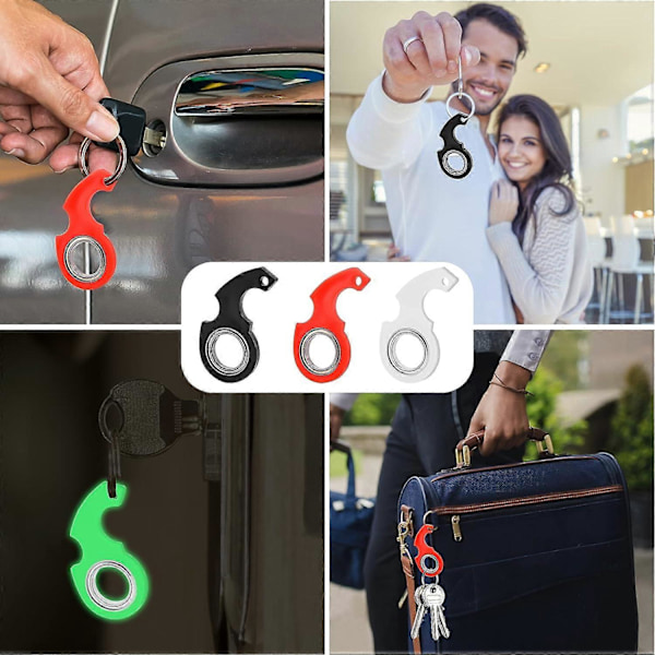 3 stk Nøkkelring Spinner Fidget Ring Leke, Nøkkelspinner, Spinnende Nøkkelring, Fidget Nøkkelring, Sansestimulerende Leke Fidgets Squishy Leke  (FMY)