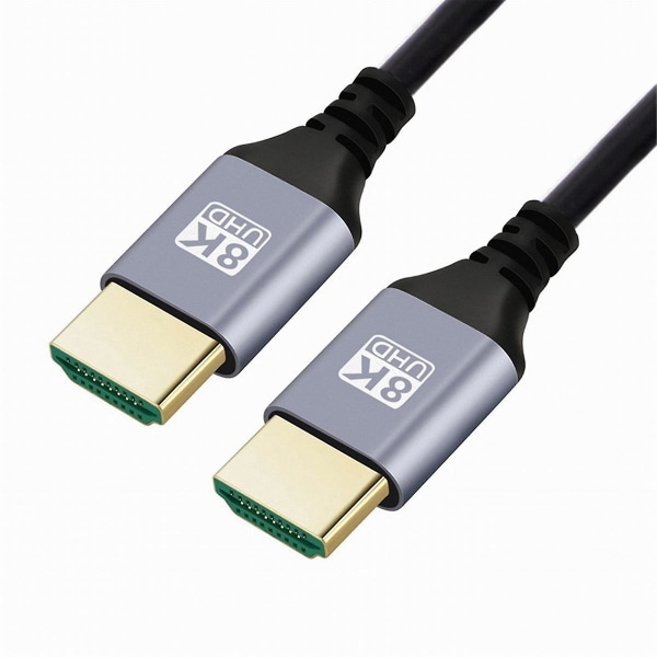 Hdtv 2.1 8k Ultra HD-kabel -kompatibel 19+1 Core Od4.0 Ultra Thin Kabel Multifunksjons TV Dataskjermkabel,b (FMY)