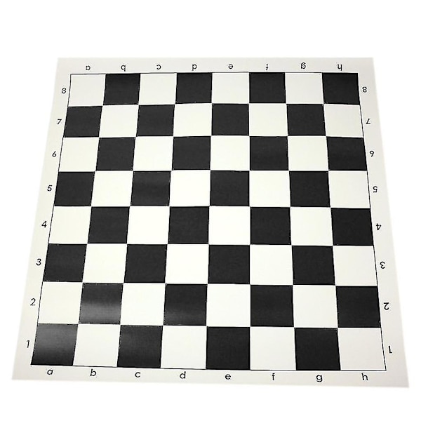 Klassiskt Vikbart Schackbräde Rullbart Schackbräde Platt Internationellt Schackbräde (FMY) 51cm Black