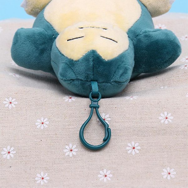 Dekorativ Tvättad Skolväska Hängsmycke Present Till Barn Plyschleksak Söt Snorlax (FMY) As shown