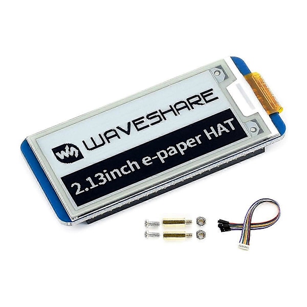 2.13-tommer E-Ink Display HAT, Sort, Hvid Tofarvet 250X122 Pixel E-Paper Skærm LCD til Raspberry P (FMY) Blue