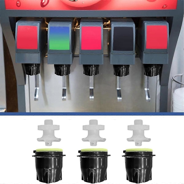 3 sæt LEV Soda Coke Ventil Dyse 28545 3.0 Diffuser Intern Mixer til Maskine Udskiftning Reparation Va (FMY) Black