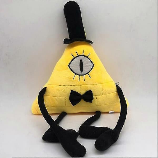 Bill Cipher söt kramkudde plysch stoppad animationsfigur stoppad kudde (FMY)