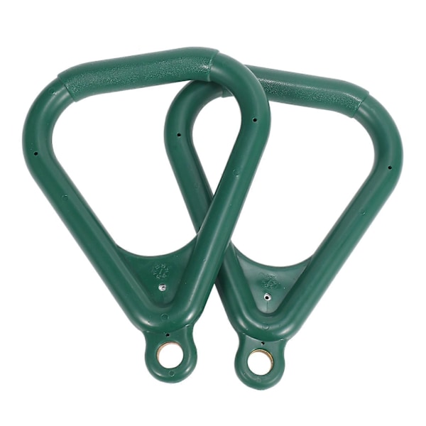 2 stk. Trapes Ring Swing Sett Lekeplass Trapesstang Jungel Gym Monkey Bar Ring Stor Trapes (FMY) Dark green