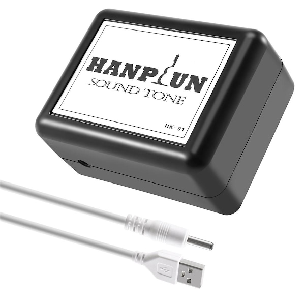 Guitar Tone Completer Sound Opener Simulerer Vibrasjon av Ekte Gitarspill For å Oppnå Fullt Lydbpotensiale -01  (FMY) black