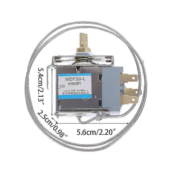 Termostat for kjøleskap/fryser, temperaturkontroller for kjøling, universell (FMY) WDF20-L