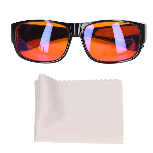 Sininen valoa estävät lasit Tehokas ammattimainen suodatin Estä pelaamisen väsymys Häikäisy Uv Silmien rasitus  (FMY) Square Glasses Lenses