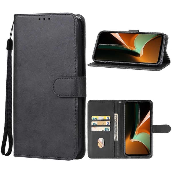 Läderfodral för Ulefone Armor 17 Pro (FMY) Black For Ulefone Armor 17 Pro