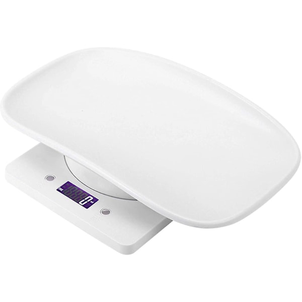 Vauvan vaaka - 10kg/1g Pieni digitaalinen lemmikkieläinvaaka kissoille ja koirille Mittausväline (FMY)