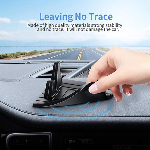 Universal Car Dashboard Non-Slip Pad Telefon Gps Holder Mat Anti-skrid Silikone Mat Biltilbehør til mobiltelefon Smartphone (FMY)