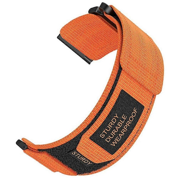 24mm Nylon Klockarmband för Suunto 9 7 Spartan Sport Wrist HR Baro Loop Fäste Rem - Grå (FMY) Multicolor Orange