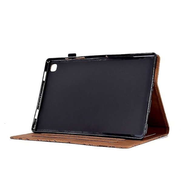 10,2 tommers iPad-etui for 9./8./7. generasjon, premium lærveske med S-pennholder og automatisk søvn/våknefunksjon (FMY) Brown