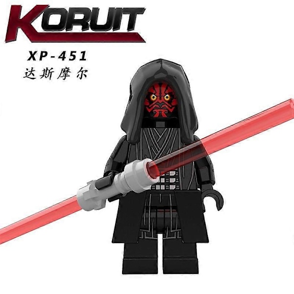 \"KT1059 Star Wars -sarjan Darth Vader Obi-Wan -hahmot 8 lasten rakennuspalikkalelua\" (FMY)