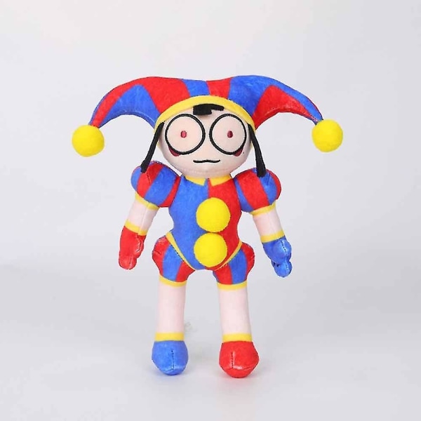 Den fantastiske digitale sirkus plysjleken 25cm utstoppet Pomni The Jester Palmny Doll  (FMY) A