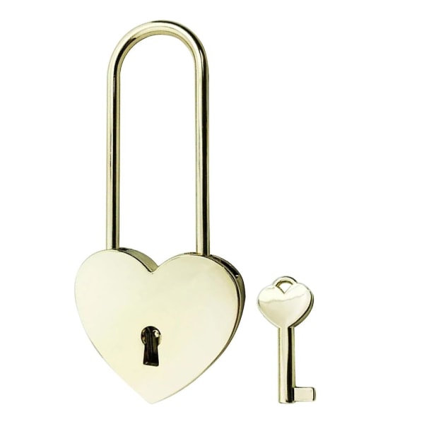 Personalized Love Lock Heart Padlock With Key Custom Engraved Wish Lock Gift  (FMY)