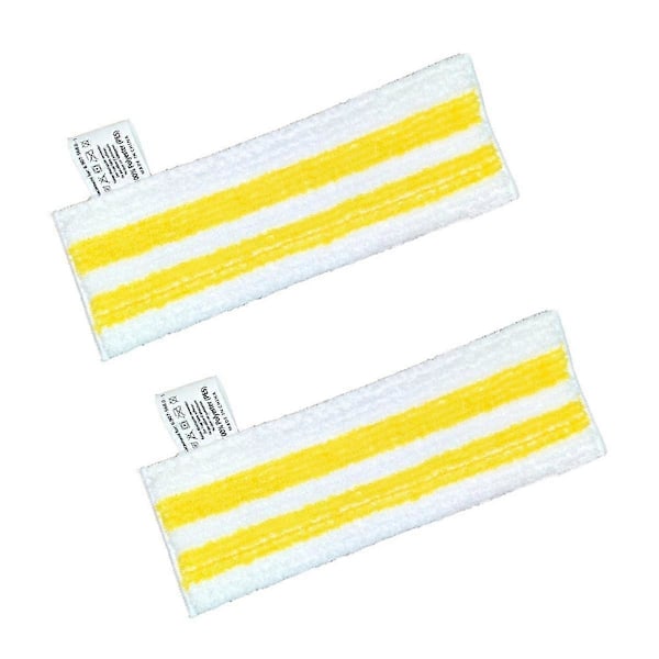 4-pakning Mikrofiber Gulvklut Sett Slipe Gulvklut Sett for Easyfix Sc2 Sc3 Sc4 Sc5 Gulvmunnstykke (FMY) WhiteYellow