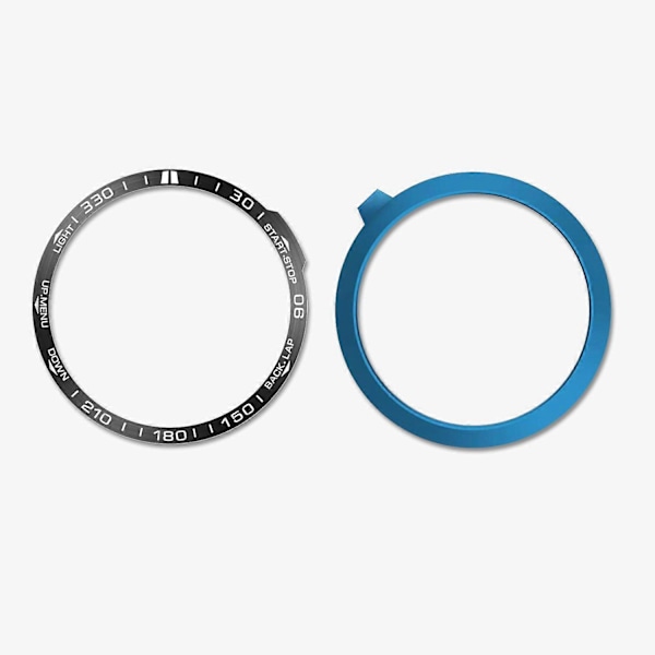 Passer til Garmin Fenix 7X Klokke Bezel Ring Rustfritt Stål Klokke Rammebeskytter Anti-Riper Bezel Ring for Garmin 7x/7/7s (FMY) Silver gray For fenix7x