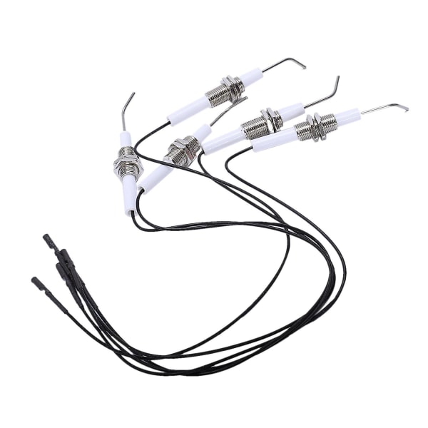 Tenningsdelplugg Keramisk elektrodetenner med ledning 30 cm i rund 2,3 mm terminal 5 stk/parti（FMY）