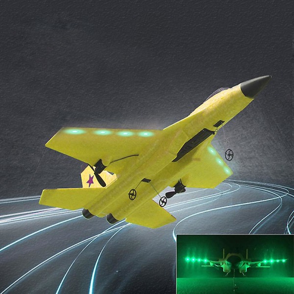Uusi Su-35 Rc Airplane 2.4g Remote Control Fighter Epp Foam Toys Kids Gift (FMY) Yellow One Size