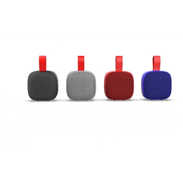 Luetooth 5.0-högtalare, trådlös minihögtalare med rik stereobas, Ipx5 vattentät utomhushögtalare, 8 timmars speltid, hem, Travelgray (FMY)