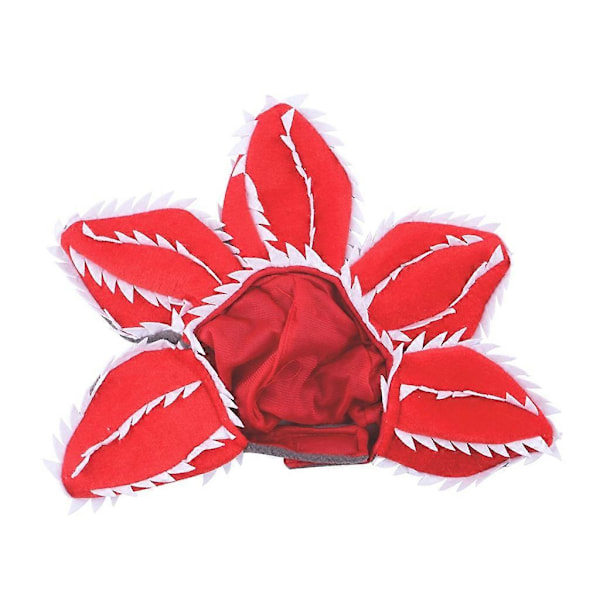 Härlig Katt Blomma Hatt Mjuk Justerbar Huvudbonad Demogorgon Hatt (FMY) M