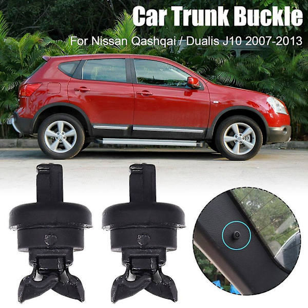 2 kpl Nissan Qashqai J10 J11 Rogue Sport -pakettihyllyn naruklipsit O4  (FMY)