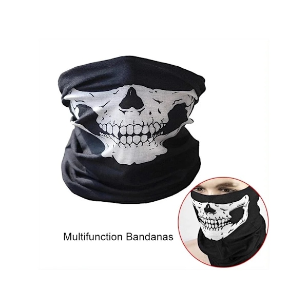 Halloween Mask Skräck Skelett Hakmask Skelett Performance Party Utklädnad Riktiga CS Masker(FMY) Red