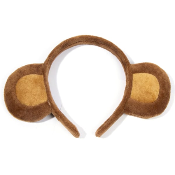 Plush Apeører Hodebånd Tegneserie Banan Hodebånd Morsomme Hårtilbehør (FMY) 2