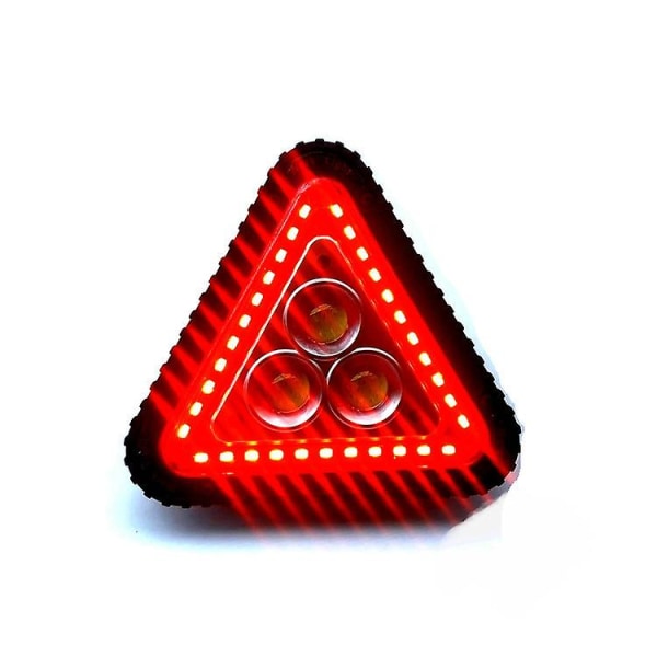Cob 30w 1500lm Led arbeidslys, oppladbart bærbart vanntett LED-flomlys Triangel varsellys for utendørs camping fotturer Nødbilreparasjon