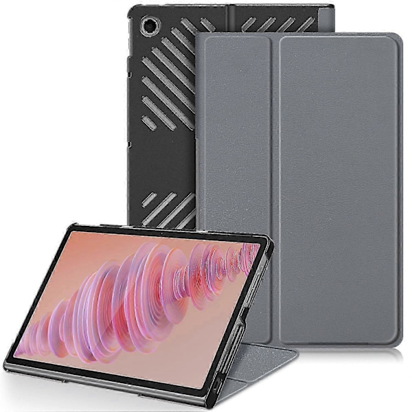 Til Lenovo Tab Plus 11,5-tommer TB351FU Etui Varmeafledning Stand Læder Tablet Cover - Rosaguld (FMY) Grey Lenovo Tab Plus
