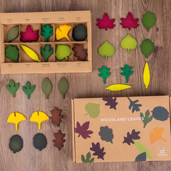 Simulering Löv Form Sortering Leksak Finmotorik Läromedel Antal kognition för med förvaringslåda Barn Toddler Acti (FMY)
