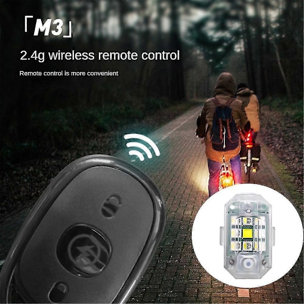 Langallinen Langaton LED-Stroboskoolivalo, 7 Väriä Stroboskoolivalot USB-Lataus, Langaton LED-Stroboskoolivalo (FMY) color02 Two lights with remote control