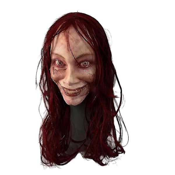 Evil Dead Rise Cosplaymasker Rave Horror Killer Hjelm Full Face Halloween Party Rekvisitter Skummel Kvinnelig Spøkelse Latexmasker (FMY)