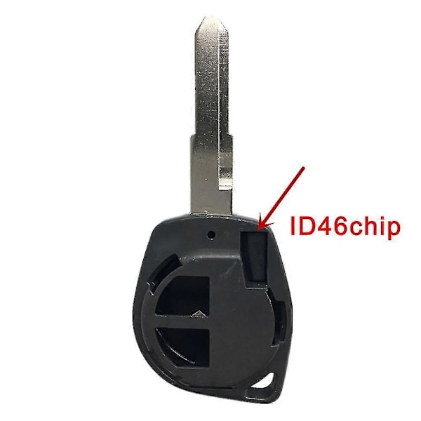 Fjernkontrollnøkkel for Suzuki Swift Fjernkontrollbilnøkkel eller Grand Vitara 2005-2013 (FMY) Black