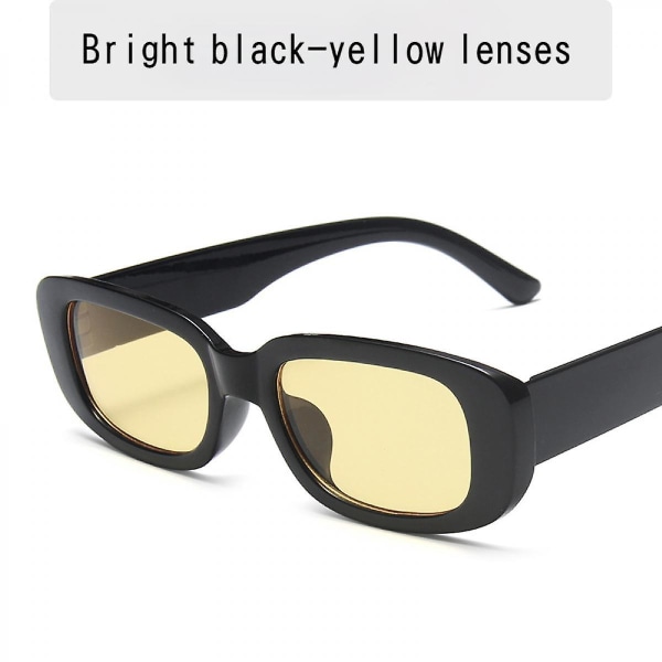 Europeisk og amerikansk trend Solbriller med liten innfatning Kvinner Firkantede solbriller Olivengrønne Fargerike Ins Street Shooting Glasses (FMY)