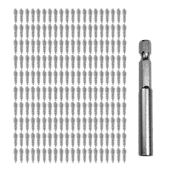 200 stk 4x12mm Pigger for snøskruer Dekknagler Antislipp Fall for Bil Motorsykkel Sykkel (FMY)