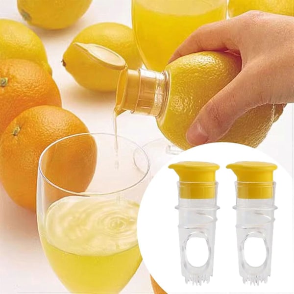 Sitruunaminispuristimen, Ruuvikansi Sitruunapuristimen, Manuaalinen Sitruunapuristimen Muovista, Limepuristimen, Purista Limeä Cocktailit, Juomat (FMY) 2Pcs