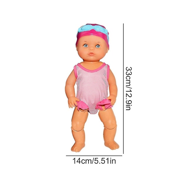 Simdocka - Interaktiv simdocka babydocka med simfunktion (FMY) A