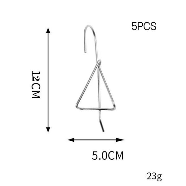 Kukkaruukun Pidike Kiinnitettävä Seinälle Ripustettava Kukkaruukun Teline Kannattimet Puutarhatarvikkeet Sisä- ja Ulkokäyttöön (FMY) Silver 5 Packs