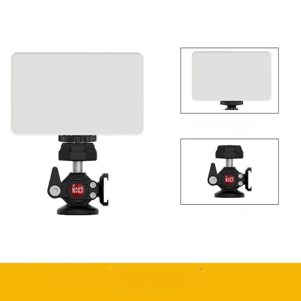 Mini videolys bærbar for kamera Led kamera lyspanel med 2000 Mah oppladbart batteri for kamera videokamera fotografering videografi (FMY)