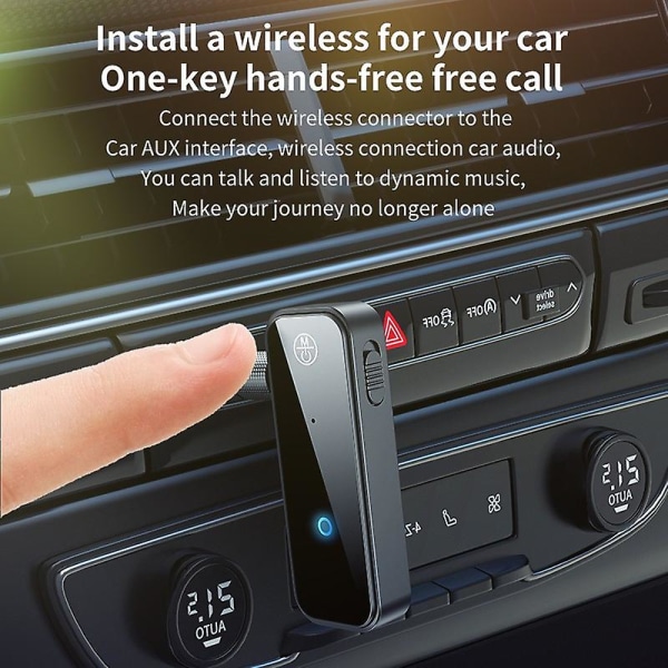 2 i 1 Bluetooth lydadapter bil Bluetooth trådløs sendermodtager (FMY)