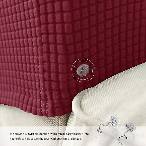 Fåtölj Armstödsskydd Stretch Soffa Armstödsskydd Armstödsöverdrag För Stolar  (FMY) Burgundy