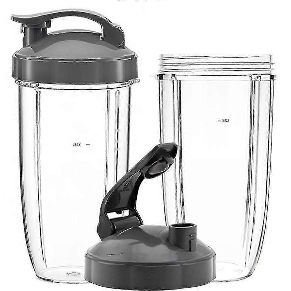 Nutribullet Lokk Blender Flip Top Reservedeler - Kompatibel med Nutribullet 600w / 900w - To-go Lokk Tilbehør (FMY)