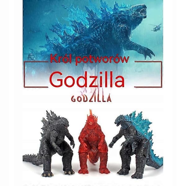 Shm 2019 Godzilla Series Action Figures Leker (FMY)