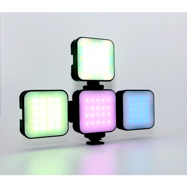 RGB LED-fylllys for video, livestreaming, fotografering og videokonferanser (FMY)