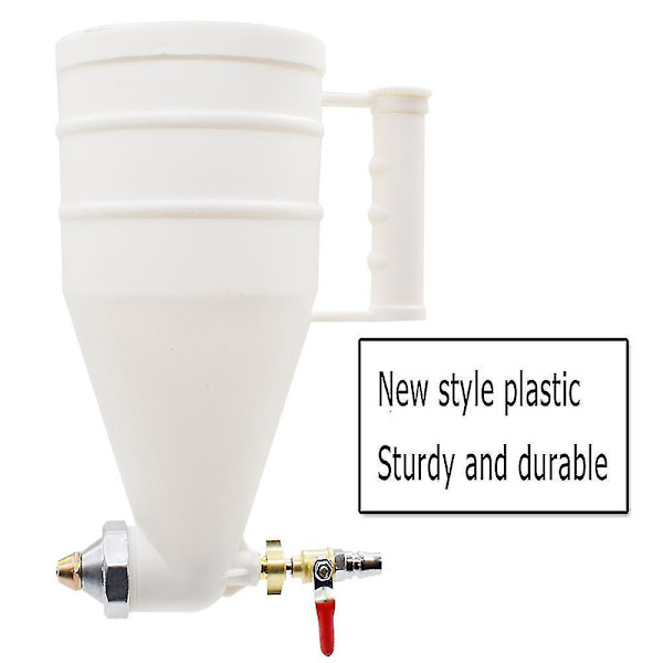 Ytre veggmaling, ekte steinmaling, plastbelagt sprøytebetongmørtelsprøyter Latex (DPD) White