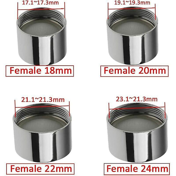 Ersättningsmunstycke för köks- och badrumskran (18 mm hon NPT) -gt  (DPD)