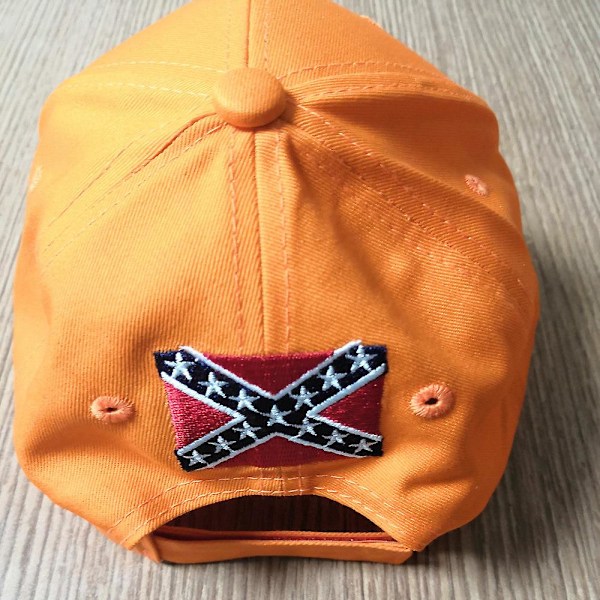 General Lee 01 Oranssilla Kirjailtu Hattu Good Ol' Boy Dukes Baseball Cap (FMY) B