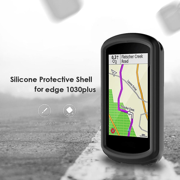 For Garmin Edge 1030 Plus Gps - Cover Waterproof Silica Tpu - Black (FMY)